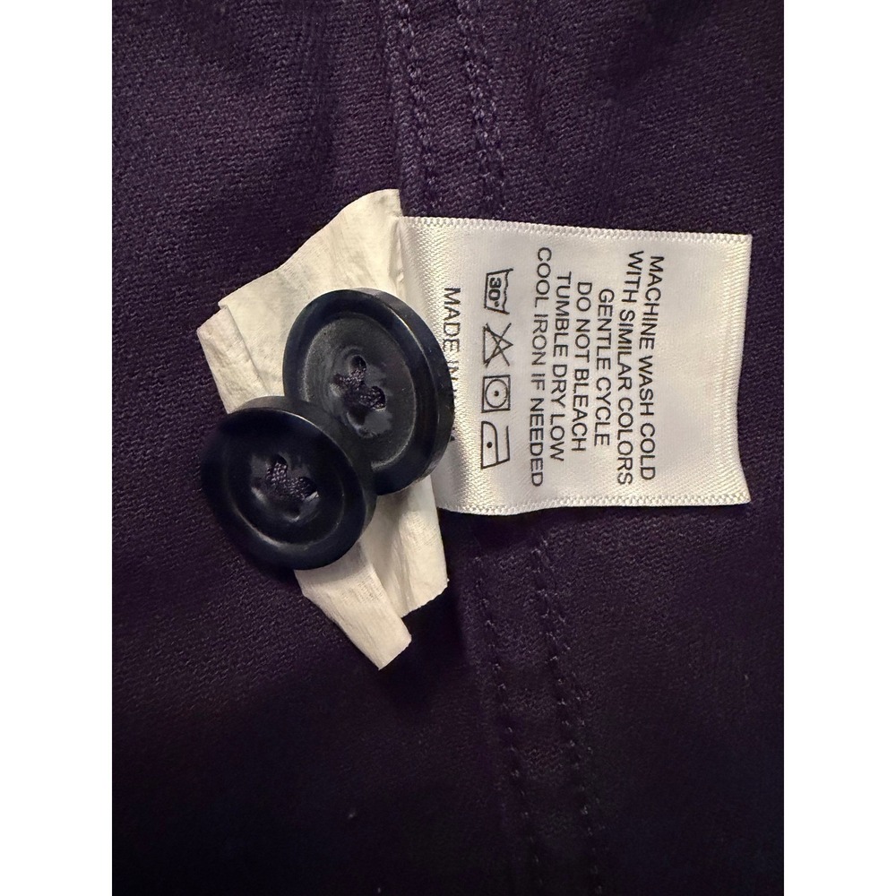 Quince Mens Organic Cotton Chore Coat Navy Blue Utility Jacket Size L - Picture 6 of 6